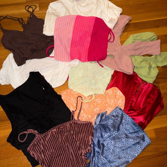12 Colorful Assorted Tops Collection - Picture 1 of 1